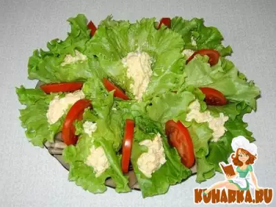 Зеленый салат raffine