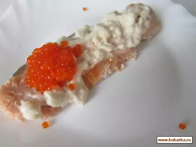 Рыба под сливочным соусом