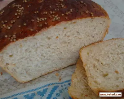 Медово-горчичный хлеб с луком