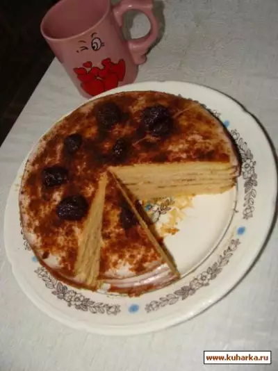 Торт без муки "Клубничка"