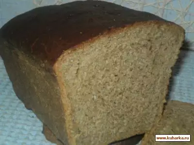 Хлеб из трех сортов муки с отрубями