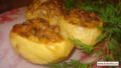 Картофель фаршированный по-литовски