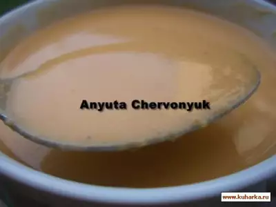 Суп крем из креветок crema de marisco