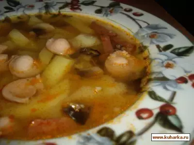 Томатный суп с кускусом