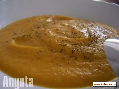 Суп-крем из моркови и лимона (Сrema de zanahoria y limon)