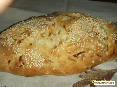 Французский хлеб с луком
