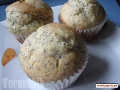 Almond-Poppy Seed Muffins (Миндально-маковые маффины)