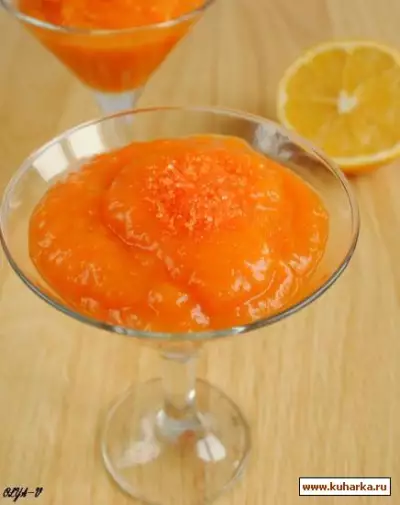 Тыквенно-апельсиновый кисель