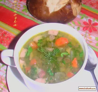 Густой суп из чечевицы "Linseneintopf"