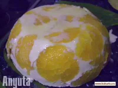 Перевёрнутый апельсиновый торт tarta de naranja volcada