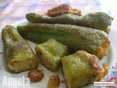 Начинённые зелёные перчики pimientos verdes rellenos de tortilla