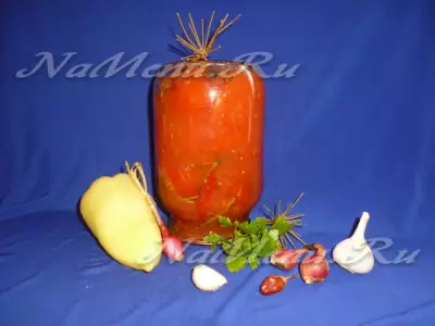 Помидоры в томатном соусе