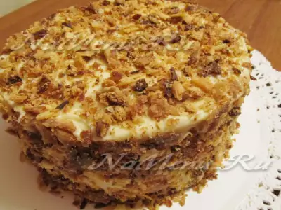 Торт «Наполеон», рецепт классический советского времени