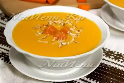 Постный суп-пюре с тыквой