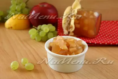 Варенье из яблок виноградном сиропе