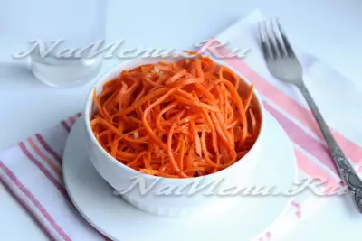 Морковь, маринованная по-корейски
