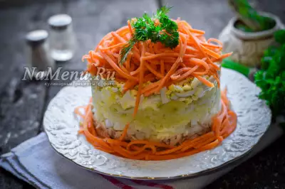 Очень вкусный салат из корейской моркови