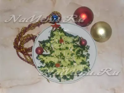 Салат к новогоднему столу "Дамский"