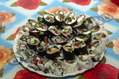 Вкусные домашние суши