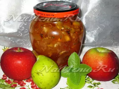 Яблочно грушевое варенье с мятой в мультиварке philips hd3039