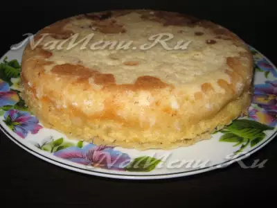 Творожный пирог со штрейзелем в мультиварке
