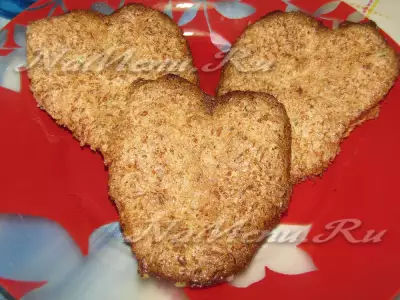 Кокосовое печенье "Сердечки"