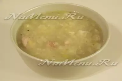 Куриный суп с цветной капустой и вермишелью в мультиварке