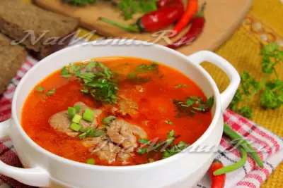 Бограч – венгерский суп с паприкой и мясом