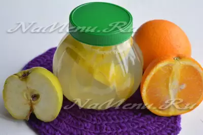 Яблочно-апельсиновый компот