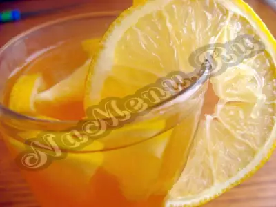 Лимонный чай на газировке