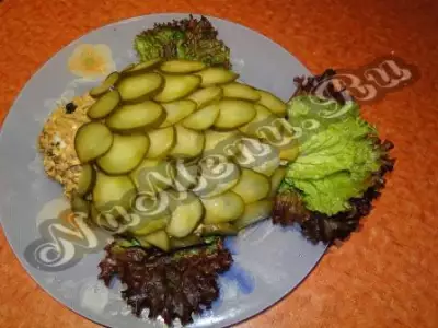 Салат из консервированной рыбы "Три желания"