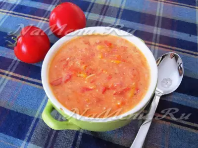 Суп из помидоров раита