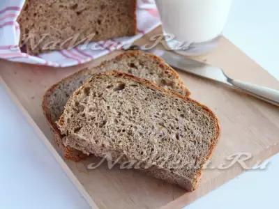 Хлеб с базиликом и грецким орехом