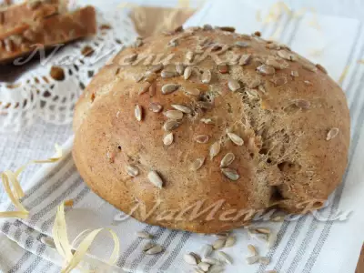 Хлеб с тыквенным маслом в хлебопечке