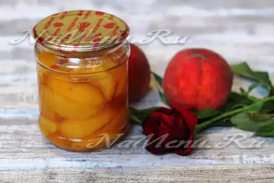 Консервированные персики в собственном соку на зиму