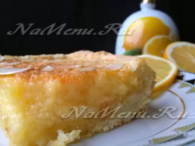 Лимонно-тыквенный пирог