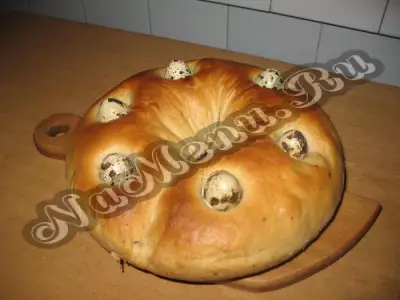 Пасхальный хлеб казатьелло сasatiello