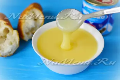Домашнее сгущенное молоко из молока и сахара