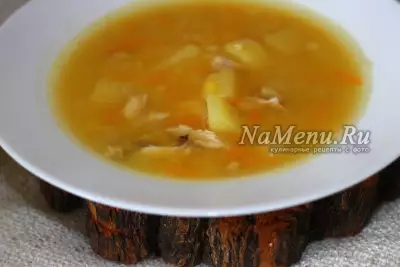 Гороховый суп с горчицей в мультиварке