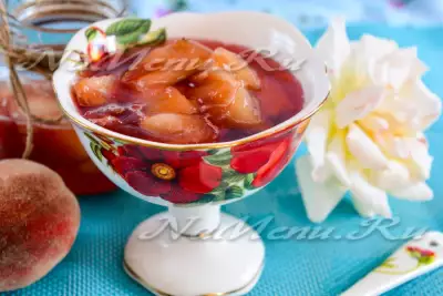 Варенье из персиков "Пятиминутка"