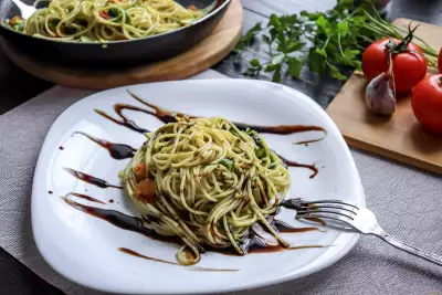 Спагетти с авокадо рецепт с фото