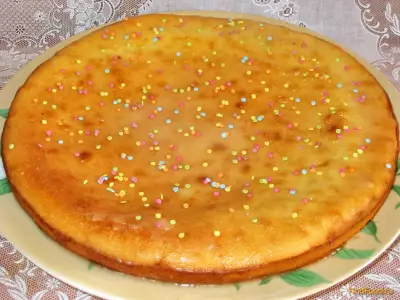 Нежный лимонный пирог рецепт с фото