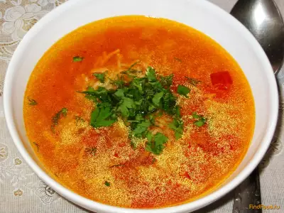 Суп с помидорами и вермишелью рецепт с фото