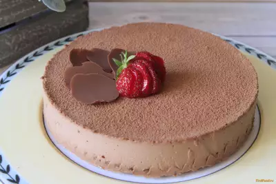Торт с шоколадным муссом  рецепт с фото