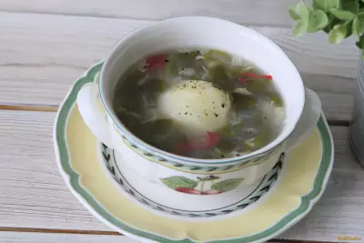 Щавелевый суп с молодым картофелем рецепт с фото