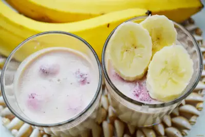Десерт из творога и банана рецепт с фото