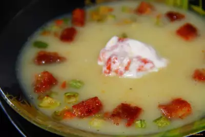 Картофельный крем-суп со сливками рецепт с фото