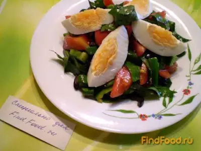 Овощной салат с яйцом и французской горчицей рецепт с фото