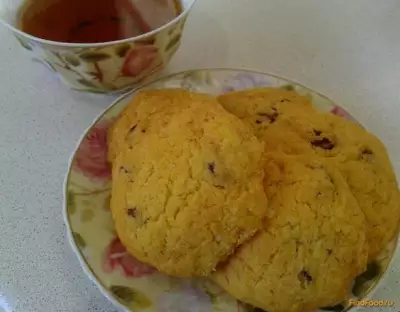 Песочное печенье на маргарине с изюмом рецепт с фото
