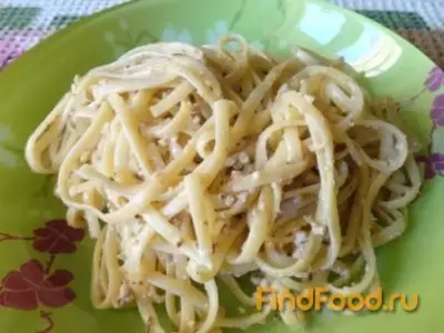 Спагетти с ореховым соусом рецепт с фото